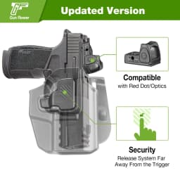 Universal Polymer OWB Holster for Glock/Taurus/Springfield/TARA/Walther/Ruger/S&W/Sig Sauer/CZ/SCCY Tactical Handgun Holder