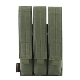 VULPO 1000D Nylon MP5 MP7 KRISS Triple Magazine Pouch Tactical Rifle Modular Molle SMG Mag Pouch Carrier For Hunting Airsoft