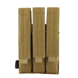 VULPO 1000D Nylon MP5 MP7 KRISS Triple Magazine Pouch Tactical Rifle Modular Molle SMG Mag Pouch Carrier For Hunting Airsoft