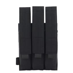 VULPO 1000D Nylon MP5 MP7 KRISS Triple Magazine Pouch Tactical Rifle Modular Molle SMG Mag Pouch Carrier For Hunting Airsoft
