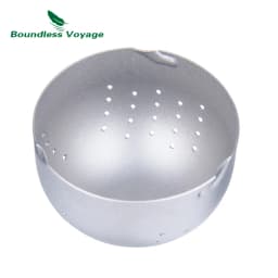 Boundless Voyage Titanium Tea Filter Tea Ball Infuser for Loose Tea Lightweight Tea Steeper with Extented Chain Hook For Camping
