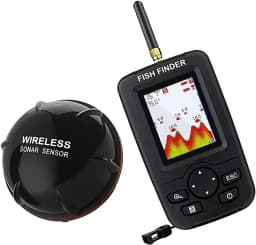 Russian menu ! Wireless Sonar Fishing Alert Fish Finder Underwater Echo Sounder Fishing Detector Portable LUCKY Fish Finder