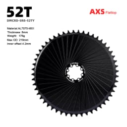 Stone Road Bike Gravel Direct Mount Chainring 8 Bolts SR8 for Etap AXS FORCE RED 12 Speed Cranks ChainWheel Narrow Wide Teeth