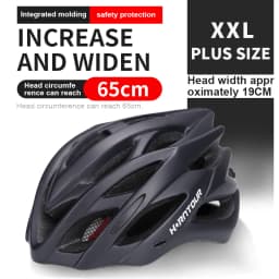 Horntour Big Head Circumference 65cm Bicycle Helmet Riding Light Racing Road Bicycle Helmet Men Women Outdoor Bicicleta Helmet