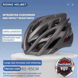 Horntour Big Head Circumference 65cm Bicycle Helmet Riding Light Racing Road Bicycle Helmet Men Women Outdoor Bicicleta Helmet