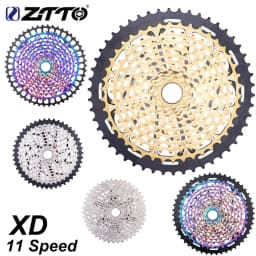 ZTTO 11 Speed Bicycle Cassette 9-46T 50T MTB XD Hub Fit 11S ULT Steel Mountain Bike 11speed 9-42T 7K Sprocket Freewheel