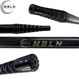 MBLN Carbon Fiber Shovel Net, 3M Telescopic Pole, 45CM Net Head, Folded Length 58.5CM, Double-Layer Carbon Fiber, Positionable
