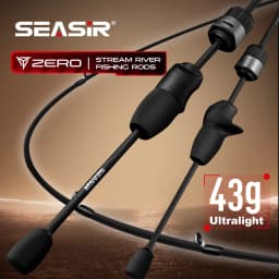 Seasir Zero Spining Baitcasting Fishing Rod Bfs Ultralight 43g 1.53M 30T+Boron-Carbon Ul Lure Weight 1.5-6G 2 Sections