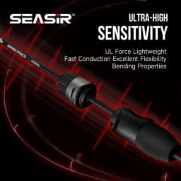 Seasir Zero Spining Baitcasting Fishing Rod Bfs Ultralight 43g 1.53M 30T+Boron-Carbon Ul Lure Weight 1.5-6G 2 Sections