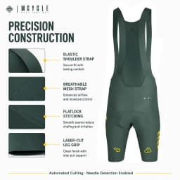 Mcycle Unisex Cycling Bib Shorts New Arrival Breathable Padded Seamless Bike Tights for Sports Entertainment
