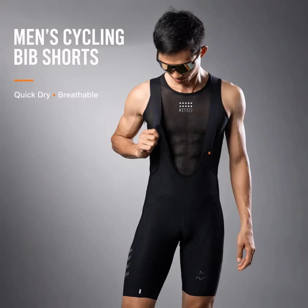 Mcycle Unisex Cycling Bib Shorts New Arrival Breathable Padded Seamless Bike Tights for Sports Entertainment