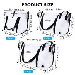 Goture Insulated Fish Cooler Bag Portable Large Monster Leakproof Fish Kill Saltwater Bag for Sea Outdoor Travel with Drain Plug