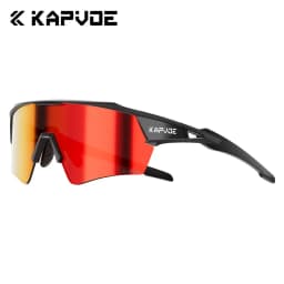 Kapvoe HD Photochromic Cycling Glasses Lighteight UV400 Sunglasses for Men Women Bike MTB Outdoor Eyewear Riding Driving Running
