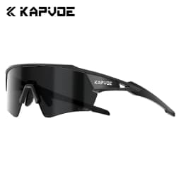 Kapvoe HD Photochromic Cycling Glasses Lighteight UV400 Sunglasses for Men Women Bike MTB Outdoor Eyewear Riding Driving Running