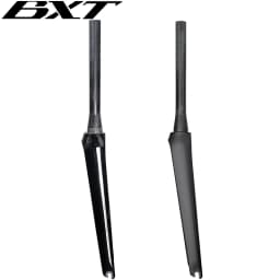 BXT Full Carbon Road Bike Fork, 700C V Brake Fork, QR 100x9mm, Tapered Tube 39.8mm, Fit BXT-045 Track Frame