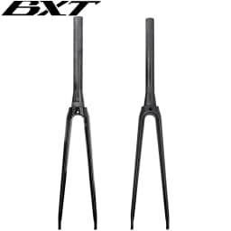 BXT Full Carbon Road Bike Fork, 700C V Brake Fork, QR 100x9mm, Tapered Tube 39.8mm, Fit BXT-045 Track Frame