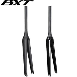 BXT Full Carbon Road Bike Fork, 700C V Brake Fork, QR 100x9mm, Tapered Tube 39.8mm, Fit BXT-045 Track Frame