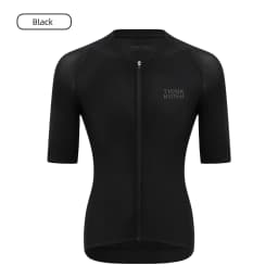 ThinkRider Men Cycling Jersey Short Sleeve Reflective Summer Shirt Downhill Jersey Pro Team Mountain Bicycle Clothing