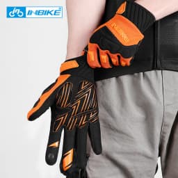 INBIKE Men's Cycling Gloves Touchscreen MTB Cycling Bicycle Riding Gloves for Men Bike Sports Gloevs Motorcycle MTB Accessories