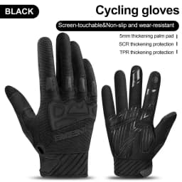 INBIKE Men's Cycling Gloves Touchscreen MTB Cycling Bicycle Riding Gloves for Men Bike Sports Gloevs Motorcycle MTB Accessories
