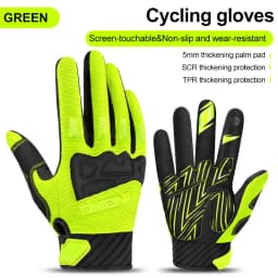 INBIKE Men's Cycling Gloves Touchscreen MTB Cycling Bicycle Riding Gloves for Men Bike Sports Gloevs Motorcycle MTB Accessories