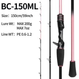 FISHINGFAN Casting Jigging Rod 1.5m 1.6m Hard Power Jigging Rod Powerful Titanium Tip Rod for EGI Squid Octopus Boat Rod