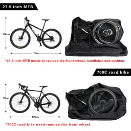 Rhinowalk Bigycle Storage Bag MTB Carrying Bag 27.5 Inch 700c Road Bike Thicken Bike Carrying Box Protective Cover Accessories