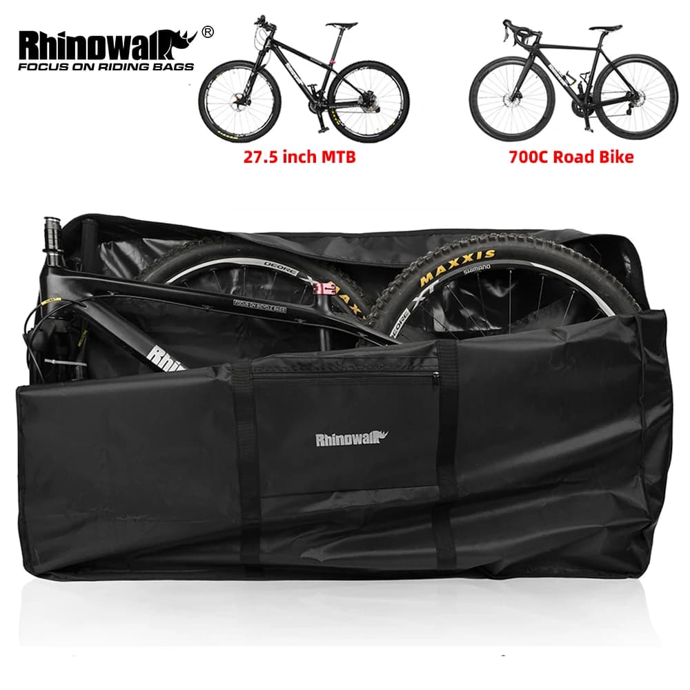 Rhinowalk Bigycle Storage Bag MTB Carrying Bag 27.5 Inch 700c Road Bike Thicken Bike Carrying Box Protective Cover Accessories