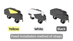 Rhinowalk Bike Frame Bag Water-Resistant Bicycle Top Tube Bag Screw Or Strap Fixing Cycling Storage Luggage For Mtb&Road Bike