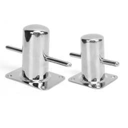316 Stainless Steel Single Mooring Bitt Heavy Duty Cross Bollard Cleat Marine Hardware Accessories