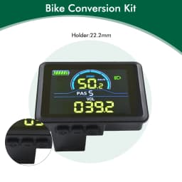 UART2 P5C Electric Bike Colorful LCD Display Meter 24V-60V SM/Waterproof Connection Plug Ebike intelligent Display With USB