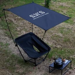 Lounge Chair Sunshade UV Protection Outdoor Moon Chair Awning Waterproof Camping Folding Canopy for Camping Fishing