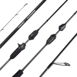 Mavllos Resolute Light BFS Casting Rod Lure 0.8-7g Line 2-6lb Solid Fast Solid Tip 4 Sections Carbon Bass Fishing Spinning Rod