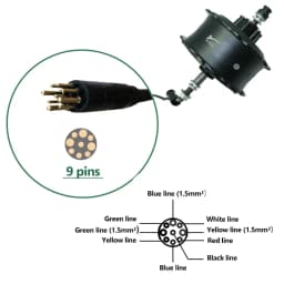 Snow Electric Bike Kit 48V 1000W Rear Brushless Gear Hub Motor Wheel 170MM 190MM Open Size 20“ 26“ Fat Tire for Snow EBike