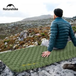 Naturehike 2024 New Camping Mattress 4.6 High R-Value Ultralight Folding Beach Air Sleeping Pad Outdoor Hiking Air Mattress