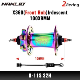 NanLio X360 Bicycle Hubs 8 Pawl 3 Tooth 360T Noise Hub 32 Hole Sealed Bearings Lubricated Bike Wheel Hub HG 8 9 10 11 Speed