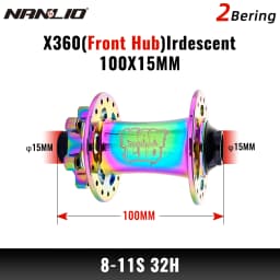 NanLio X360 Bicycle Hubs 8 Pawl 3 Tooth 360T Noise Hub 32 Hole Sealed Bearings Lubricated Bike Wheel Hub HG 8 9 10 11 Speed