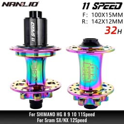 NanLio X360 Bicycle Hubs 8 Pawl 3 Tooth 360T Noise Hub 32 Hole Sealed Bearings Lubricated Bike Wheel Hub HG 8 9 10 11 Speed