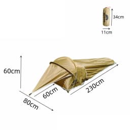 Ultralight Single Person Bivy Tent Waterproof 1 Man Tent for Outdoor Camping Hiking Backpacking Traveling Tent Camp Accessories