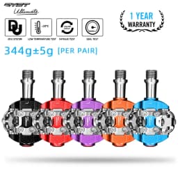 New RYET MTB Pedal SPD Clipless Ultralight Mountain Bike Pedals Bicycle Dual Platform Footboard Clipless Cycling Bike Parts