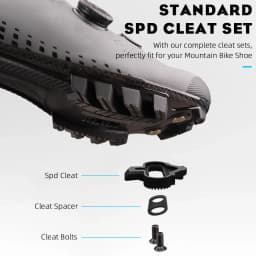 New RYET MTB Pedal SPD Clipless Ultralight Mountain Bike Pedals Bicycle Dual Platform Footboard Clipless Cycling Bike Parts