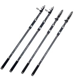 BIUTITU Telescopic Surf Spinning Rod 3.6/4.2/4.5/5.0/5.3m 30T Carbon 80-150g Surfcasting Shore Casting Fishing Pole PHISHGER