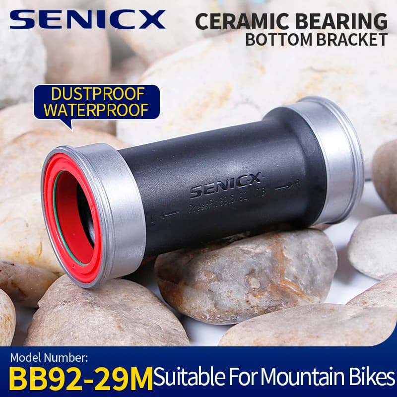 SENICX BB92 DUB Ceramic Bottom Bracket Mountain Mtb 29 Frame Suitable for SRAM DUB 28.99mm Bicycle Crankset Pressfit 41mm