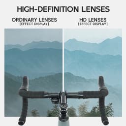 ROCKBROS Photochromic Cycling Glasses HD Curved Lens Ultra-Light Bicycle Glasses Outdoor Cycling Eyewear UV Protection Goggles