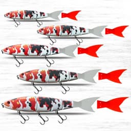Top tackle industries Swimbait Lure Jointed bait Floating Sinking Giant Bait Floating fure Bait Bass fsihingLure GiantBait