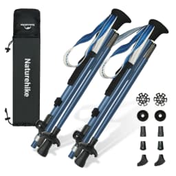 Naturehike Gale UL PRO Trekking Pole Carbon Fiber 7075 Aluminum Alloy Folding Stick Lightweight Outdoor Climbing Walking Sticks