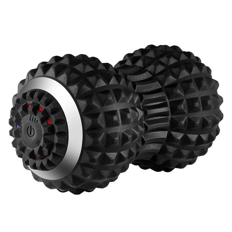 Electric Massage Peanut Ball 4-Speed Vibrating USB Rechargeable Sport Yoga Foam Roller Muscle Relaxation Small Fitness Equipment