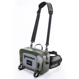 Goture Fishing Tackle Bag IPX8 Waterproof Multifunctional Halter Waist Pack Large Capacity Bag for Fly Fishing Outdoor Camping