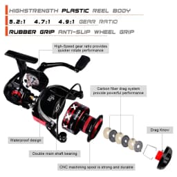 New OKUMA Rotary Fishing Reel 2+1BB 9KG-23KG Max Drag Is Suitable for All Water Bodies 1000-8000