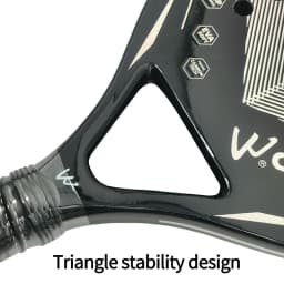Camewin 3K Beach Tennis Racket Full Carbon Fiber Rough Surface Outdoor Sports Racket For Men Women Adult Tennis Racket The New